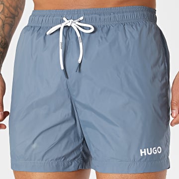 HUGO - Badbroek Haiti 50469312 Blauw Grijs
