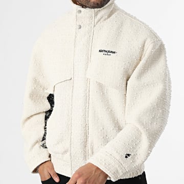 Sixth June - Veste Zippée 819 Beige Clair