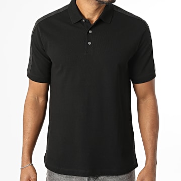 Armani Exchange - Polo Short Sleeves Striped XM001290-AF10366 Black