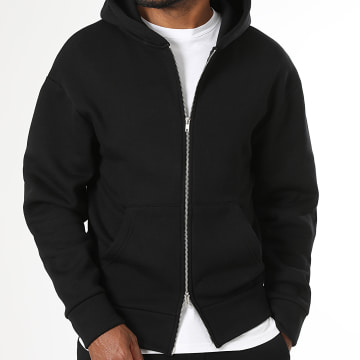 LBO - Hoodie mit Reißverschluss und Kapuze 4128 Schwarz