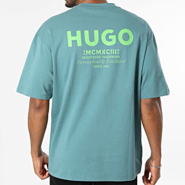 Hugo Blue - Tee Shirt Oversize Nalono 50509776 Bleu Canard
