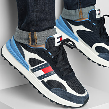 Tommy Jeans - Baskets Technical Runner Essential 1537 Navy Sphere Blue