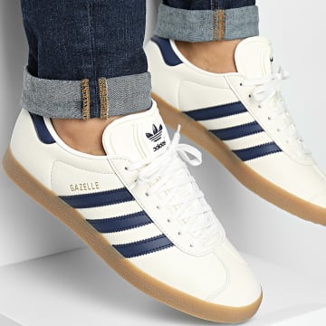 Adidas Originals - Zapatillas Gazelle JI0209 Blanco Nube Azul Oscuro Goma 4