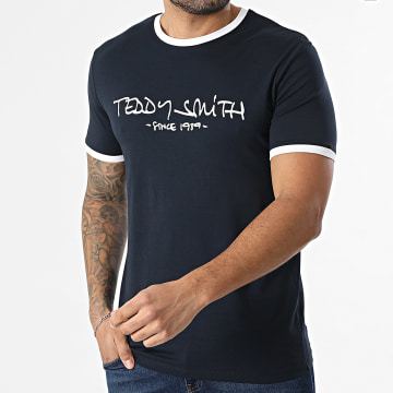 Teddy Smith - Tee Shirt Ticlass 11017833D Bleu Marine