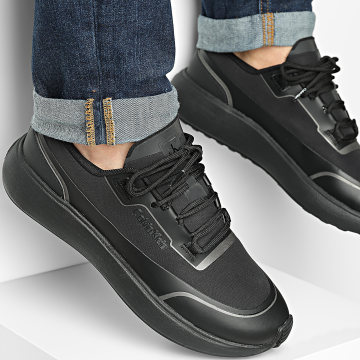 Calvin Klein - Baskets City Runner Laceup Tech Mix 2045 Black Coal Gunmetal