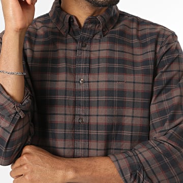 Levi's - Camicia Maniche Lunghe A Quadri A7210 Marrone Nero