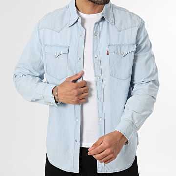 Levi's - Camicia Maniche Lunghe Western Standard 85745 Blu Chiaro
