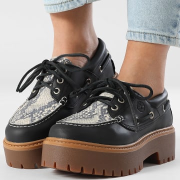 Timberland - Calzado Mujer Stone Street Boat A2GVF Serpiente Impresión Ante