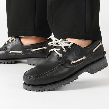 Timberland - Zapatillas Authentic Boat A2PDQ Negro Full Grain