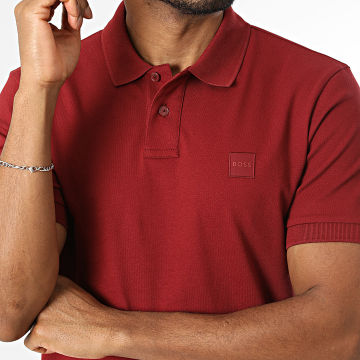 BOSS - Polo Manches Courtes Slim Passenger 50507803 Rouge