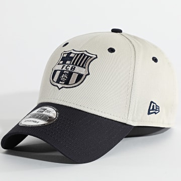 New Era - Casquette 9Forty FC Barcelona 60849532 Beige Bleu Marine Foncé