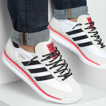 Adidas Originals - Baskets SL 72 RS JS0746 Footwear White Core Black Grey One x SUPERLACED