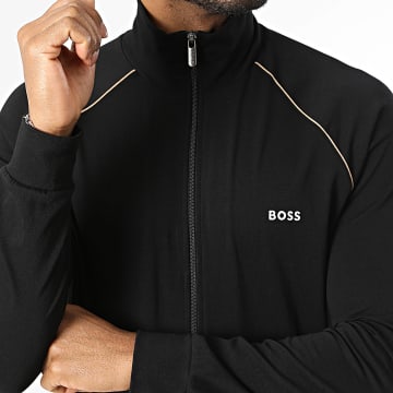 BOSS - Sudadera con Cremallera Mix And Match 50515307 Gris Oscuro