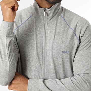 BOSS - Sweatvest Met Rits Mix And Match 50515307 Gemêleerd Grijs