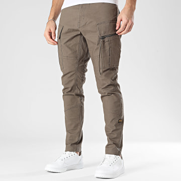 G-Star - Pantalon Cargo Skinny Zip PKT 3D D24307-E172 Vert Kaki Foncé