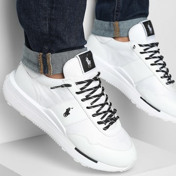 Polo Ralph Lauren - Sapatilhas Train 89 Branco Preto Exclusivo Ryses x SUPERLACED