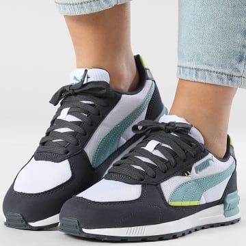 Puma - Sneakers Donna Graviton Jr 381987 White Sea Blue Strong Gray
