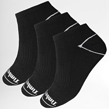 Timberland - Pack di 3 Paia di Calzini Cushioned No Show Socks A6BA3 Nero Bianco