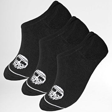 Timberland - Pack van 3 pares sokken Sneaker Liner Socks A6BJU Zwart Wit