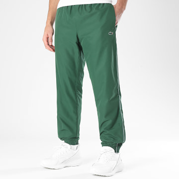 Lacoste - Pantalone Jogger Logo Coccodrillo Verde
