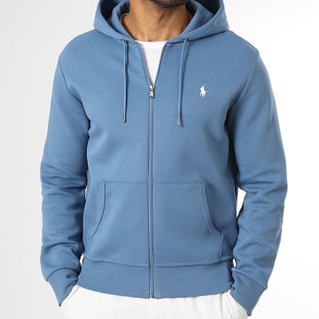 Polo Ralph Lauren - Kapuzensweatjacke Reißverschluss Original Player Blau