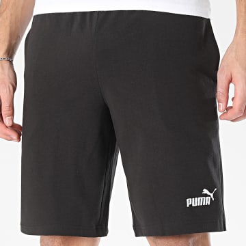 Puma - Pantaloncino da jogging Essential Logo Jersey 682600 Nero