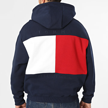 Tommy Hilfiger - Sweat Capuche Flag 2481 Bleu Marine