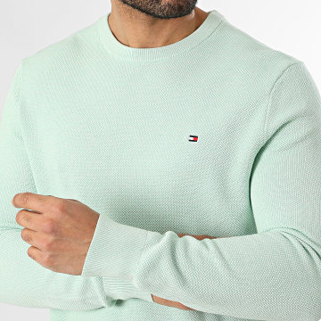 Tommy Hilfiger - Maglia Essential Structure 6347 Verde Chiaro