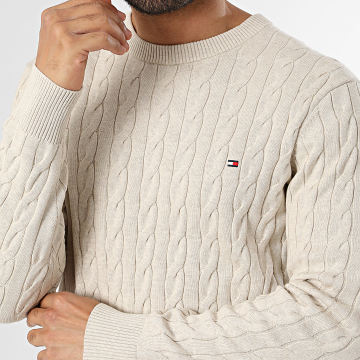 Tommy Hilfiger - Maglia Classic Cable 3132 Beige