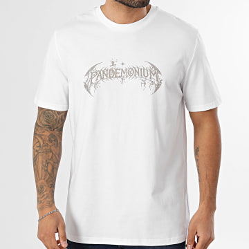 Vald - Tee Shirt Oversize Pandemonium Blanc Beige