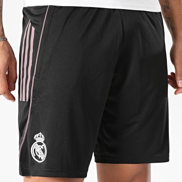 Adidas Sportswear - Short Jogging A Bandes Real Madrid JZ9013 Noir