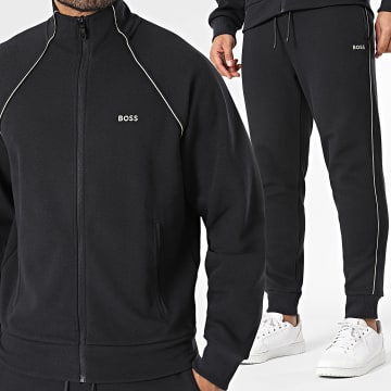 BOSS - Chándal Texturizado 50555906 Azul Marino Oscuro Beige