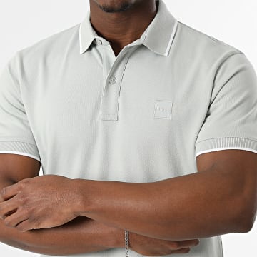 BOSS - Polo Manches Courtes Passertip 50507699 Gris Clair