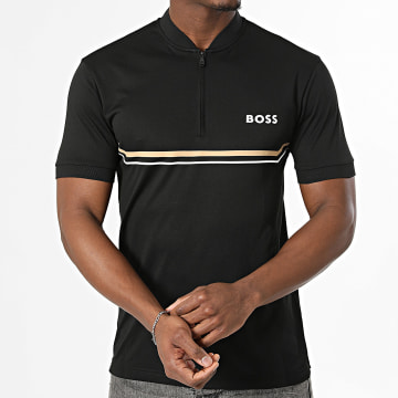 BOSS - Polo Manches Courtes Slim Spin Bodymapp 50554545 Noir