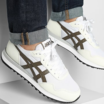 Asics - Zapatillas Tiger Runner II 1203A612 Blanco Sepia Brown