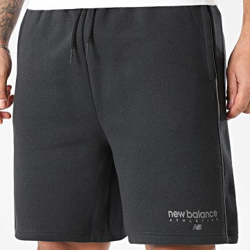 New Balance - Pantaloncino Jogger Relaxed Fit Trackside MB61N38H Nero