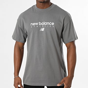 New Balance - T-Shirt Trackside MT61D0U5 Grigio Antracite