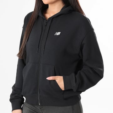 New Balance - Camisola com Capuz com fecho éclair Oversize Mulher WJ41501 Preto