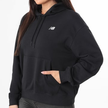 New Balance - Sudadera con Capucha Oversize Mujer WT41507 Negro
