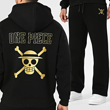 One Piece - Completo di tuta Mugiwara Nero Dorato