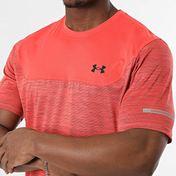 Under Armour - Tee Shirt Loose Fit Tech Utility 6004965 Rouge Chiné