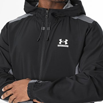Under Armour - Veste Capuche Zippée Tech Sport 6011267 Noir Gris