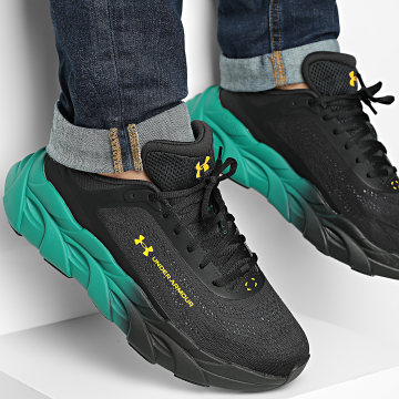 Under Armour - Baskets Halo Runner 6013164 Black Green