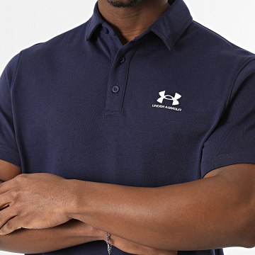 Under Armour - Polo Manches Courtes Icon 1386608 Bleu Marine