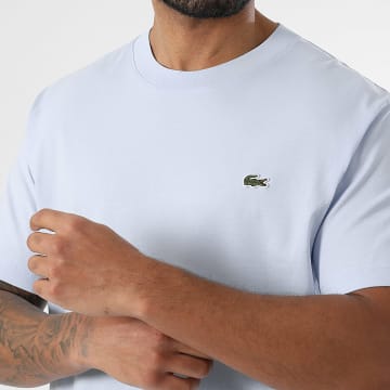 Lacoste - Camiseta Logo Cocodrilo Classic Fit Azul Claro