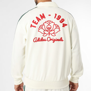 Adidas Originals - Veste Zippée A Bandes KD6625 Beige Clair