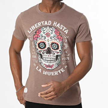 Deeluxe - T-Shirt Craneo 05T1507M Marrom Mesclado