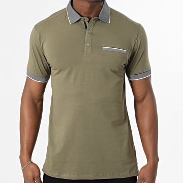 Deeluxe - Polo Manches Courtes Eagle T2103M Vert Kaki