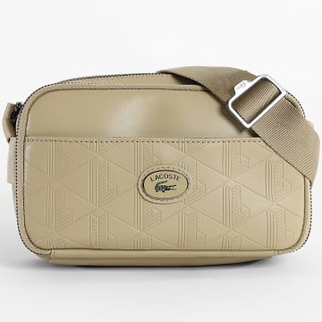Lacoste - Sacoche Cuir The Blend Beige