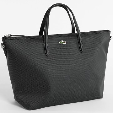 Lacoste - Damenhandtasche Logo Besticktes Krokodil Schwarz